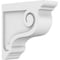 Ekena Millwork Standard Scroll Architectural Grade PVC Corbel, 3"W x 12"D x 12"H CORP03X12X12SCR - alternate 1